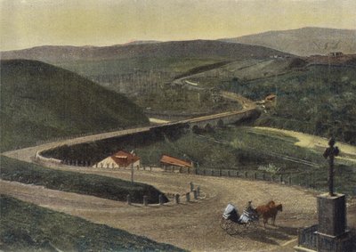Georgian Military Road, Descent from Mleta by European Photographer